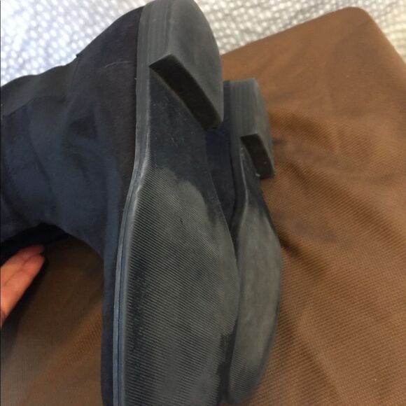 Sexy 20” black jack over knee biker boots size 8 - Picture 6 of 9